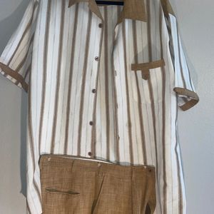 Men's short suit set